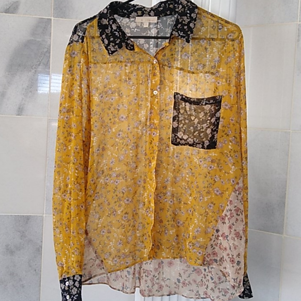 Overtop Extra Large XL Yellow Layered